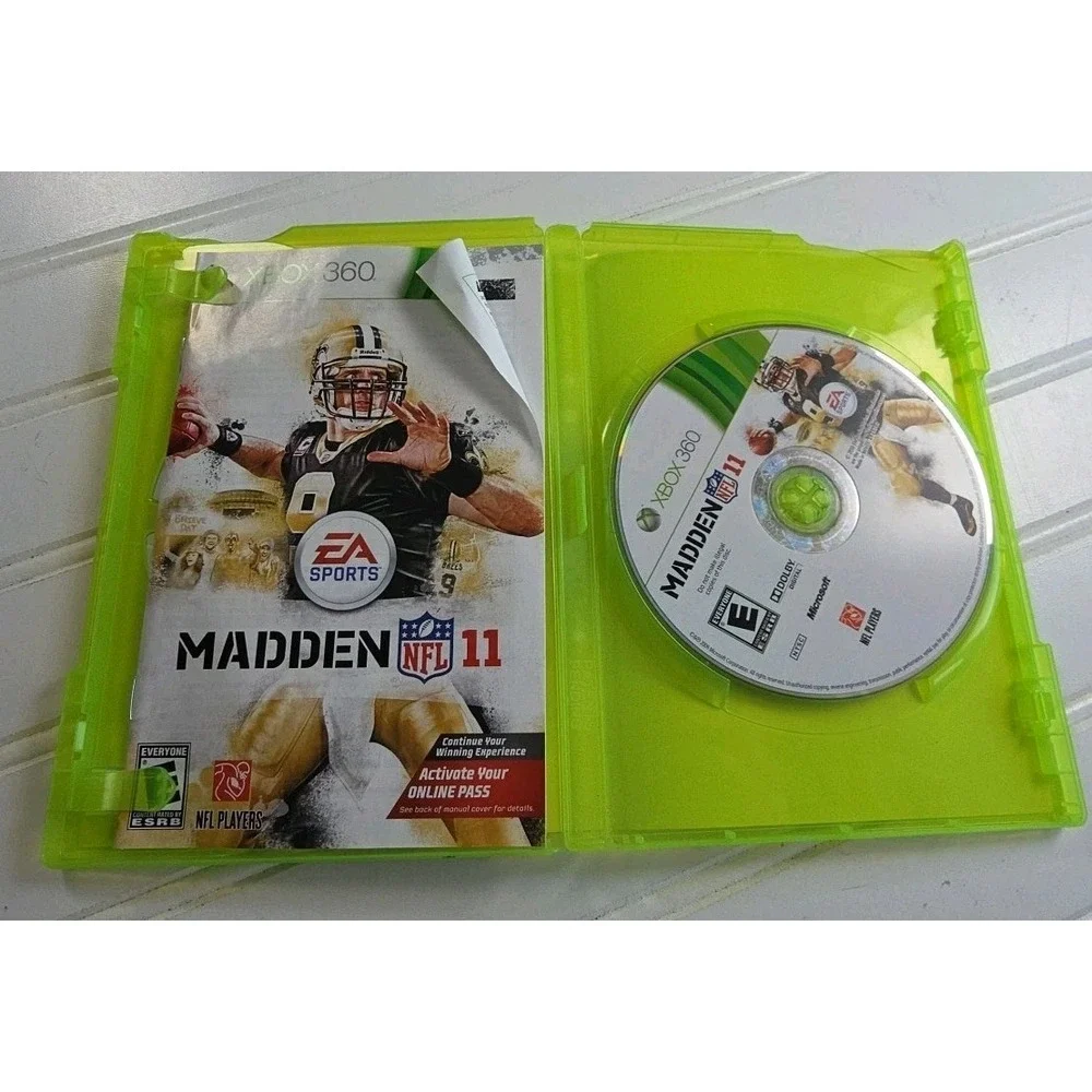 MADDEN NFL ‎ XBOX 360 LOT OF 4:  MADDEN 10, 11, 12, 13